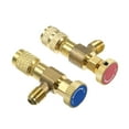 thumbnail image 3 of R12 R410 Refrigerant Charging Valve, Air Conditioning Refrigerant Liquid Safety Valve Copper Control Valves Copper and Fluorine Safety Valve, 3 of 7