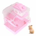 thumbnail image 4 of Jaula Para Hámster De 2 Niveles, Gran Espacio, Diseño De Chasis Alto, Jaula De Hábitat Para Hámster, Para Mascotas, Hámster, Animales Pequeños, 4 of 5
