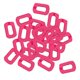 thumbnail image 1 of 30x anillos de cadena de enlace acrílico ganchos de Clips en U para Rosado, 1 of 8