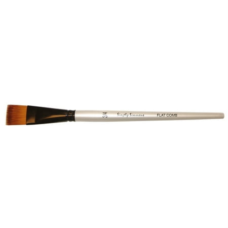 UPC: 0038372018606 | Robert Simmons Simply Simmons Short Handle Brush  Flat Comb  3/4