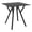 Black, variant on Siesta ISP742-BLA 27.5 in. Max Square Table, Black