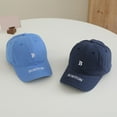 thumbnail image 4 of Toddler Baseball Cap Cute Letter B Embroidery Toddler Boy Baseball Hat Breathable Summer Toddler Boy Hats 2-8 Years Kids Clothes, 4 of 5