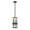 thumbnail image 6 of Crystorama Royston 1 Light Black Pendant - 7"W x 14"H x 7"D, 6 of 11