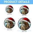thumbnail image 5 of Hawk Ornament Christmas 2025, Hawk Stained Glass Window Sun Catcher – Decorative Hanging Ornament for Door or Living Room, 5 of 5