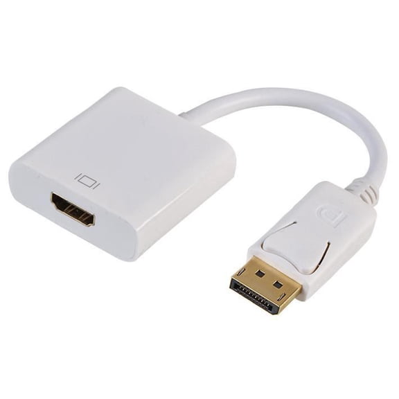 PRO SIGNAL - DisplayPort Male-to-HDMI Female Adaptor, White