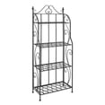 thumbnail image 2 of Bakers Rack With Classic Design In Black Matte Finish, 2 of 2