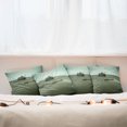 thumbnail image 4 of Ambesonne Vintage Throw Pillow Cover 4 Pack, Abandoned Fishing Boat, 16", Grey Blue, 4 of 5