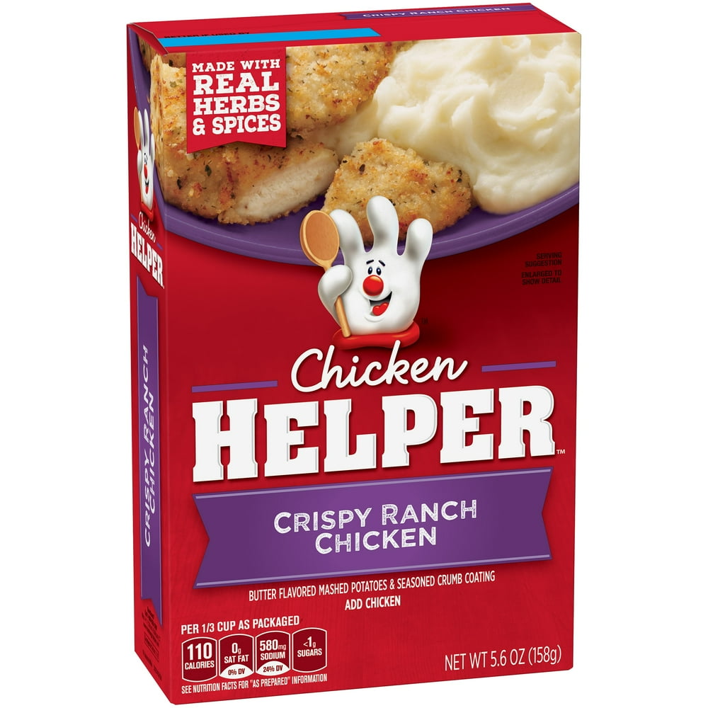 Betty Crocker Chicken Helper Crispy Ranch Chicken 5.6 oz Box Walmart