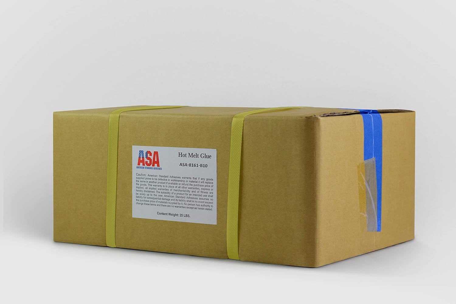 ASA 5/8" x 10" Hot Glue Sticks | High-Strength Bond for Packaging & Wood | 10 lb Pack, 106 Sticks