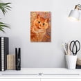 thumbnail image 3 of Elephant Stock Ginger Cat 1931 Wall Art - Vertical Canvas Wall Art - Living Room Wall Decor - Animal Canvas - Orange And Brown Decor By Louis Wain - 8" x 12", 3 of 8