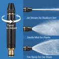 thumbnail image 2 of GliJian Power Washer & High Pressure Hose Nozzle - 2026 Upgraded Home Wash Water Gun, Garden Hose Pressure Washer Attachment Wand, 2 of 8
