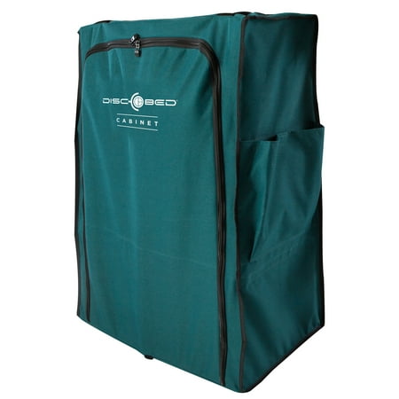 Disc-O-Bed Cam-O-Bunk 3 Shelf 6 Compartment Hanging Zippered Cabinet, Green