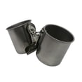 thumbnail image 4 of Bird Parrot Double Feeding Cups with Clamp Stainless Steel Bowls Dish 5cm, 4 of 8