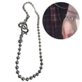 thumbnail image 2 of Collier Femme Mode Pendentif Cœur Collier Ras-du-Cou Collier Bracelet Cœur, 2 of 6