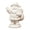 Clear*2PC,8.6x4.7 Inch, variant on Unpainted Blank Santa Figurine,DIY Craft Paintable Santa Statue,DIY Paint Your Own Santa Figure,Unpainted Christmas Santa Sculpture,Suitable for Custom Christmas Tabletop Ornament,DIY Craft