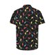 thumbnail image 4 of Blusa y camisa de manga corta con cuello vuelto para hombre Camisa de manga corta con estampado navideño para hombre Tops casuales con cuello vuelto Camisa Blusa Tops para hombre, 4 of 5