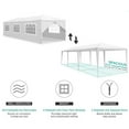 thumbnail image 4 of FDW 30' x 10' White Event Outdoor Canopy, 4 of 6