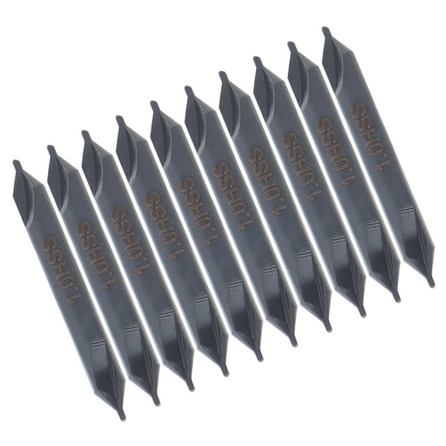 Broca central HSS, 10 piezas Broca central Broca central Broca central para todo terreno Fiable y duradera
