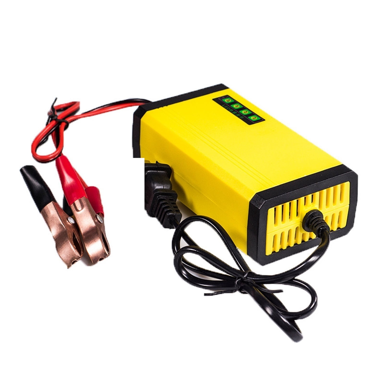 12V 2A Automatic Motorcycle Battey Charger Adapter For Lead Acid Wet Dry AGM GEL Battery 7AH 12AH 14AH 20AH With Led Indicator ,Easy to Use