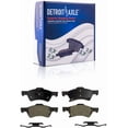 thumbnail image 5 of Detroit Axle - Front Brake Kit for 2001-2007 Chrysler Town & Country Dodge Grand Caravan Drilled & Slotted Disc Brake Rotors Ceramic Brake Pads 2002 2003 2004 2005 2006, 5 of 6
