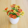 thumbnail image 3 of SPRING PARK Artificial Potted Flowers Fake Plant In Pot Party Garden Home Office Table Decor, 3 of 7