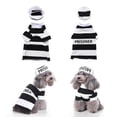 thumbnail image 2 of Disfraz de Prisionero para Mascotas ANGGREK Ropa de Cosplay de Halloween Uniforme Resistente para Perros y Gatos, 2 of 7
