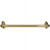 Alno A8022-24 Classic Traditional 24" Wide Single Rod Solid Brass Bathroom Towel Bar -