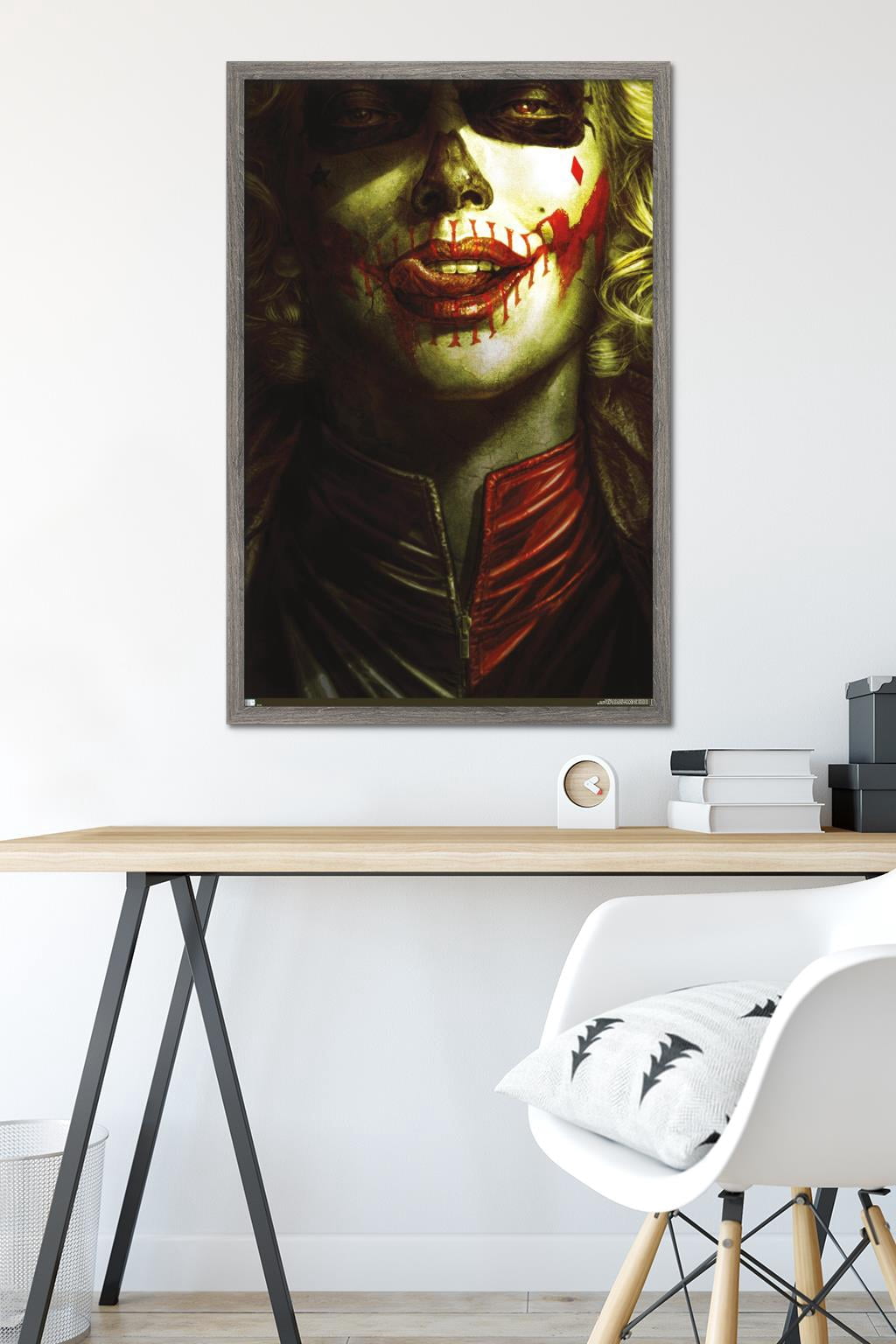 DC Comics - Harley Quinn - Batman: Damned Wall Poster, 22.375" x 34" Framed