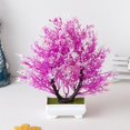 thumbnail image 3 of Artificial Bonsai  Fresh-keeping Soft Branches Practical  Ornamental Mini Faux Bonsai Tree, 3 of 5