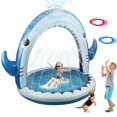 thumbnail image 1 of Sprinkler Toy Gleamkid Giant Shark inflable para niños, 1 of 7