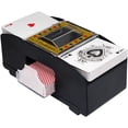 thumbnail image 3 of Card Shuffling Machine Electric Shuffling Machine As A Battery-Operated Card Shuffling Device For Shuffling Cards While Playing Poker At The Push Of A Button, Sorting Cards, Black, 3 of 8