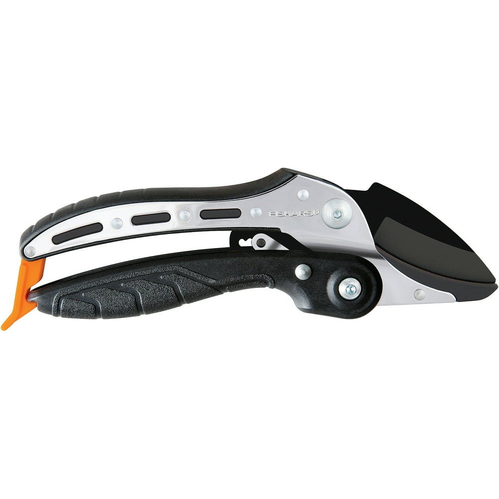 Fiskars Ratchet Anvil Pruner, 3/4", 3668911001, Black