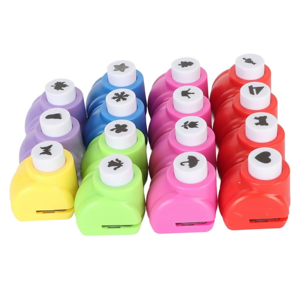 15pcs Shape Paper Punch Set for Kids Mini Paper Hole Punchers DIY Stimulate  Imagination Craft Holes Punch for Scrapbooking Journaling Greeting