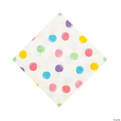 Candy World Luncheon Napkins, Birthday, Party Supplies, 16 Pieces