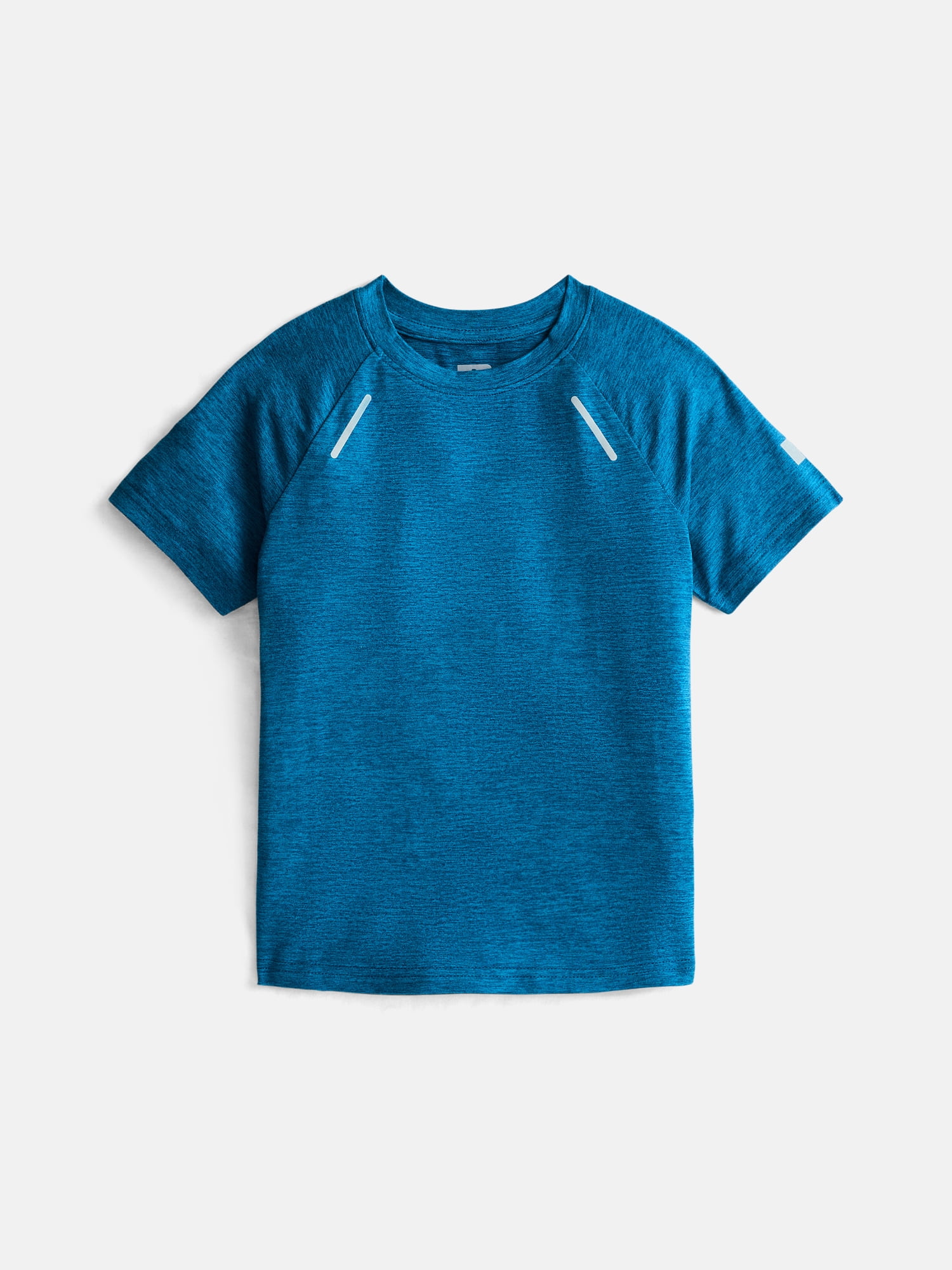 Russell Athletic Boys Runner Tech Tees with Short Sleeves, 4-Pack, Sizes 4-18 & Husky
