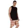 thumbnail image 4 of Inkmeso Printed Elastic Waist Shorts For Men Loungewear W/ Pockets Cotton Resort Shorts, 4 of 7