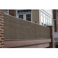 thumbnail image 4 of Alion Home Elegant Privacy Screen For Backyard Deck, Patio, Balcony, Fence, Pool, Porch, Railing - Mocha Brown 4' x 14', 4 of 5