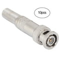 thumbnail image 5 of Conector macho BNC de núcleo de cobre, 10 Uds., para acoplador de Cable Coaxial RG59, 5 of 5
