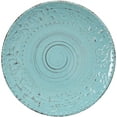 thumbnail image 2 of Elama Malibu Waves 16-Piece Dinnerware Ensemble en Turquoise, 2 of 4