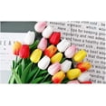 thumbnail image 5 of WE Artificial PU Tulips ，Real Touch Fake Flower Arrangement Bouquets for Home Office Wedding Decoration, 5 of 6