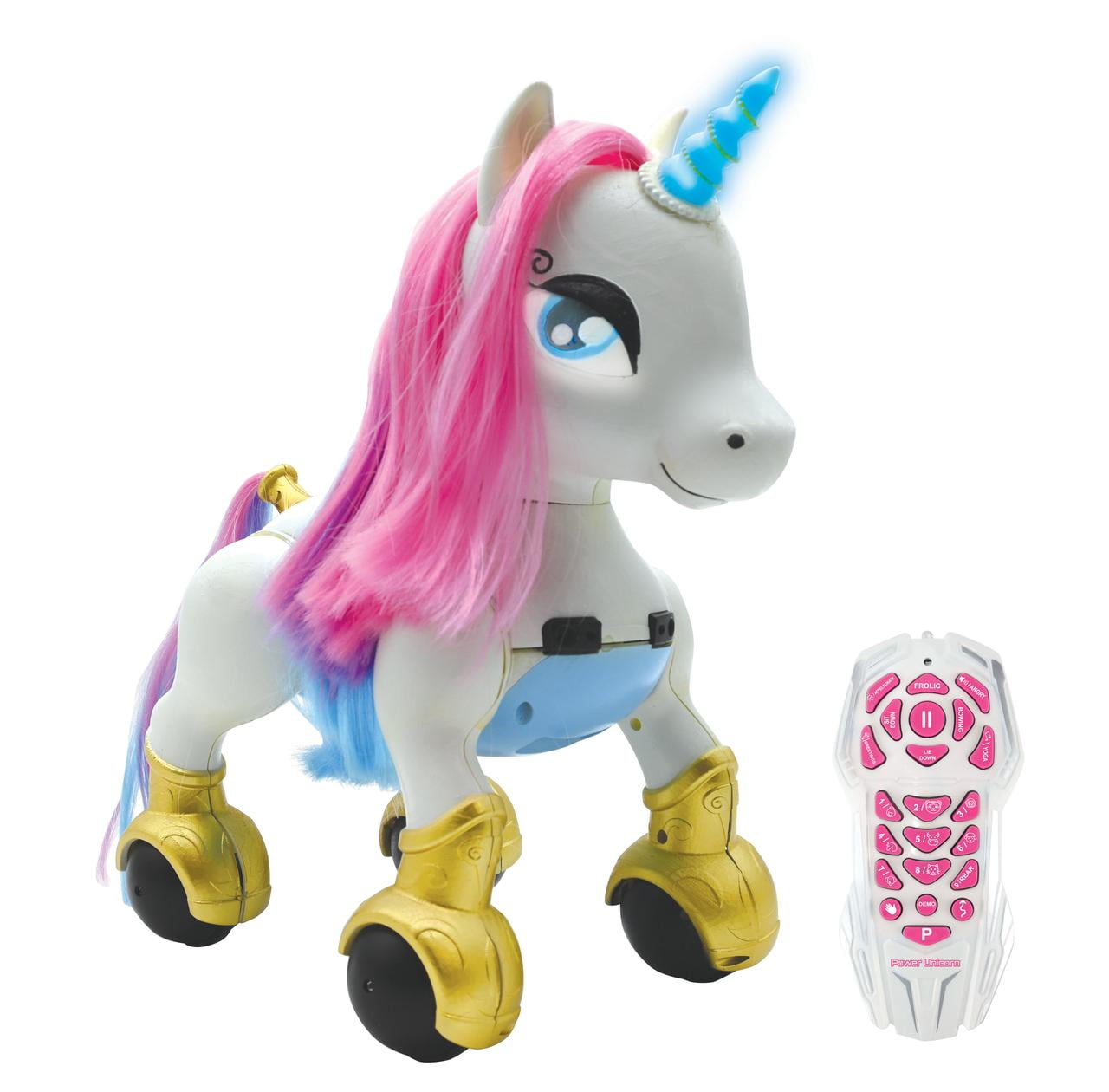 Brun bestemt arkitekt Lexibook Power Unicorn®, unicorn smart robot for children, girl, dance,  rechargeable, programmable, gesture control white/pink/blue UNI01 -  Walmart.com