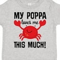 thumbnail image 4 of Inktastic My Poppa Loves Me Childs Crab Boys or Girls Toddler T-Shirt, 4 of 5