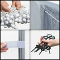 Peaktop Outdoor 10 x 20 ft Upgraded Heavy Duty Carport Car Canopy with