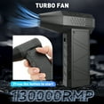 thumbnail image 3 of Nogroa Compressed Air Duster, 130000RPM Cordless Electric Air Blower for Computer, 3-Gear Adjustable Power Dust Cleaner, Rechargeable Portable Mini Blower for Electronics, Keyboard&Car, 3 of 10