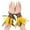 Yellow, variant on UJNDER Carnival Gothic Style Lace Feather Arm Warmers for Accessories and Jewelry Gloves Mittens BU2