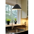 thumbnail image 6 of Kira Home 14" Metal Cone Replacement Shades, 1-5/8" Fitter Opening for Threaded Medium Base Socket, 6.75" x 14.25", (3), 6 of 7
