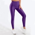 thumbnail image 6 of Cellulite 3D Leggings for Women Resistance Band Leggings Slim Move Cellulite Leggings Scrunch Butt Compression Legging High Waisted Scrunch Butt Lifting Leggings No Curling Lift Pants Dark Purple XL, 6 of 7