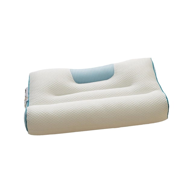 veasfak Cervical Pillow for Neck Neck Support Pillow for All Sleeping Positions Home Blue