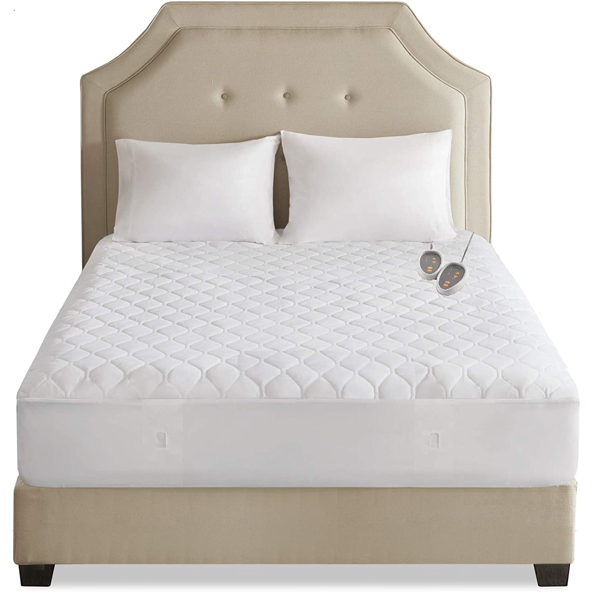 3M Scotchgard Heated Mattress Pad - Electric Bed Warmer with 5 Heat  Settings, 10 Hr Auto Shut Off Timer, All Around Elastic Deep Pocket, UL  Certified, Machine Washable, White King - Walmart.com