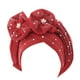 thumbnail image 2 of Turbante africano Sunnimix para mujer Rojo, 2 of 5